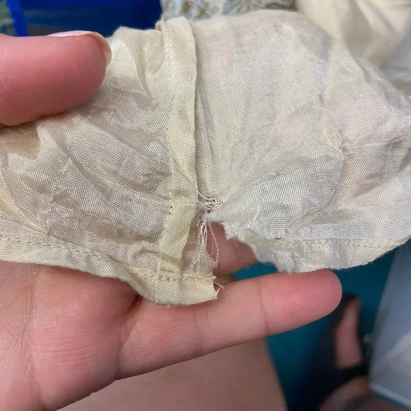 ByTimo | Sheer‎ Floral Ruished Dress Long Sleeve Small - Picture 8 of 12